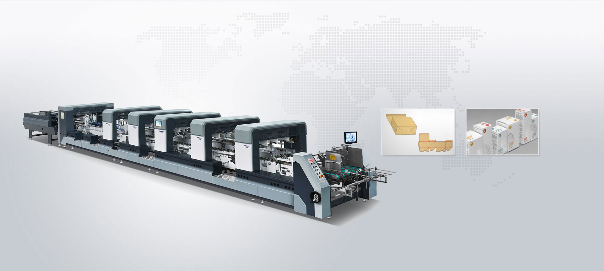 Automatic High Speed Intelligent 4-6 corner Folder Gluer