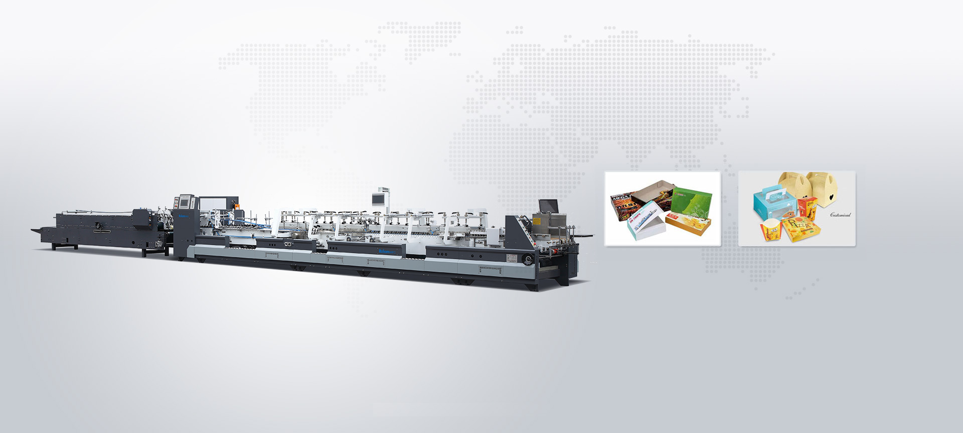 Automatic High Speed 4 and 6 corner Folder Gluer