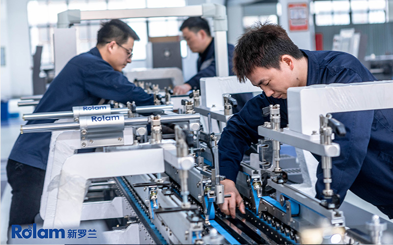 How fast is the high-speed folder-gluer?